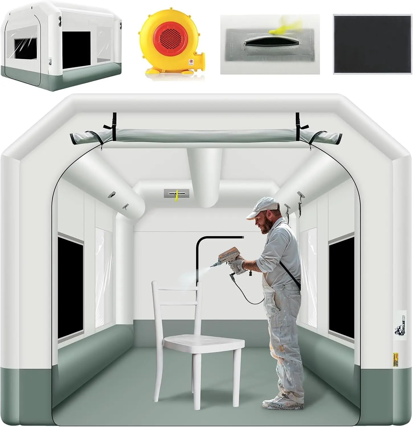 13x10x8Ft Inflatable Paint Boo - Inflatable Paint Booth review and price