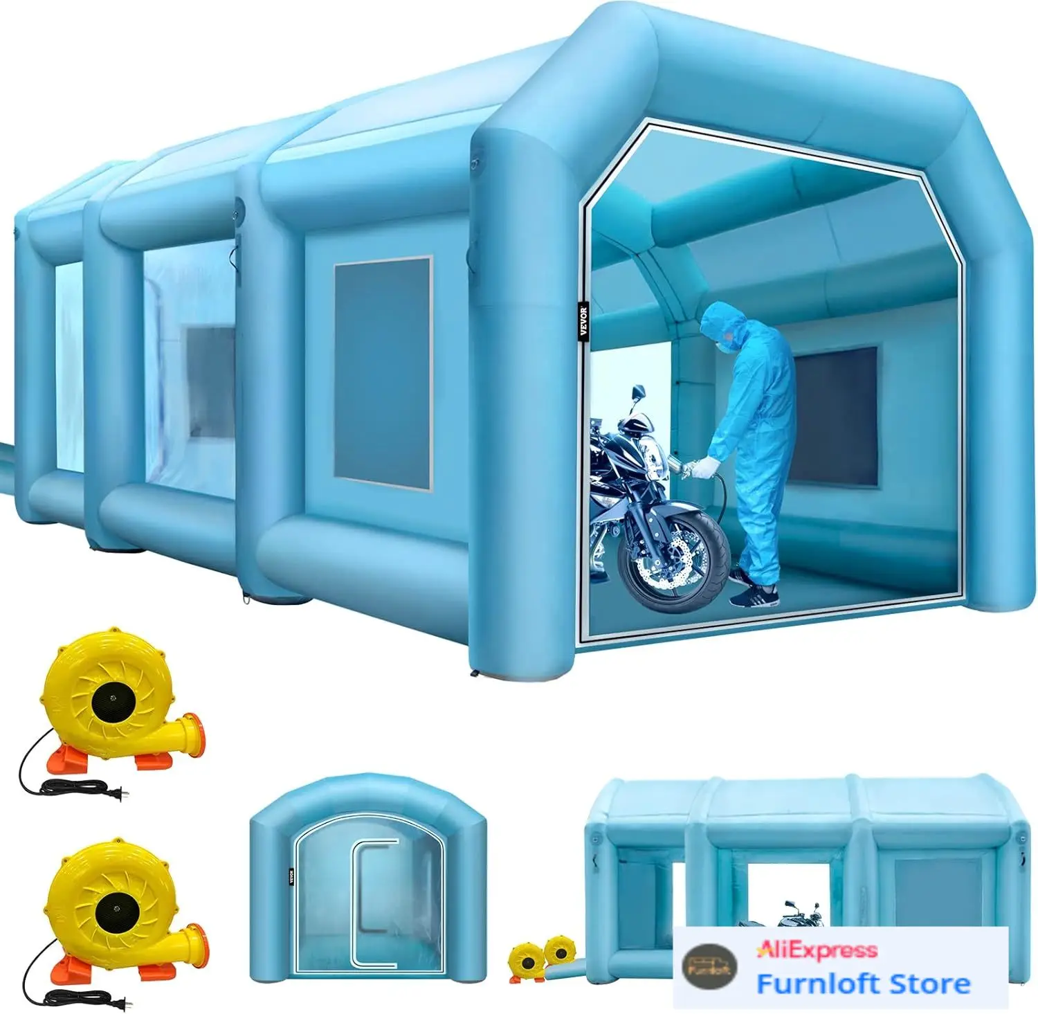Inflatable Paint Booth, 29.5x1 - Inflatable Paint Booth review and price
