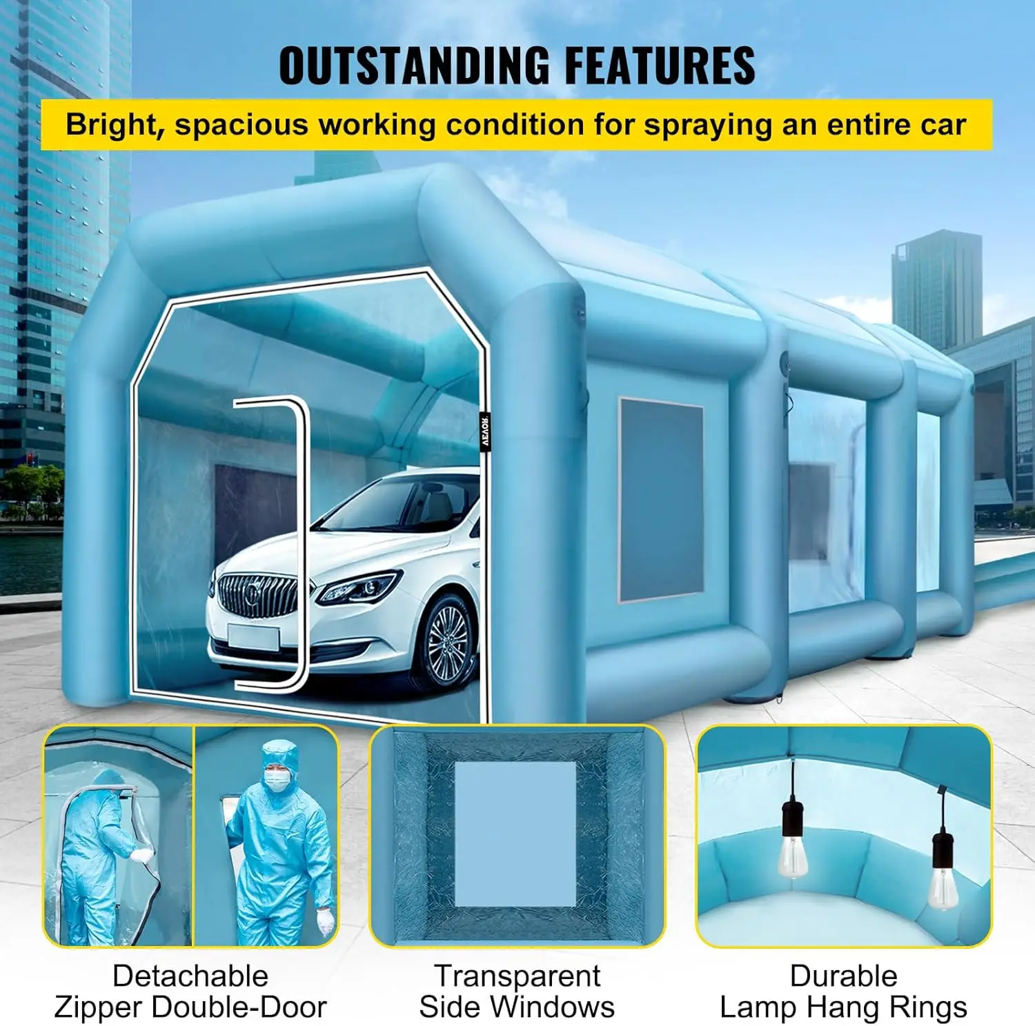 Inflatable Paint Booth, 29.5x1 - Inflatable Paint Booth review and price